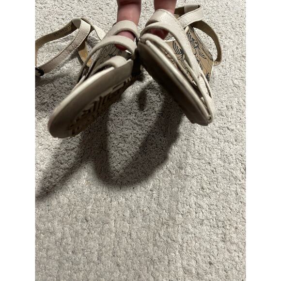 Fly London Sandals Ankle Strap Women's Size EU 41 US 10-10.5 White P141552015 - Picture 8 of 12